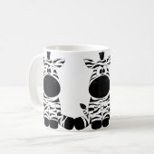 Schattige Zebra Mok (Voorkant links)