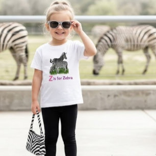  Schattige Zebra Trendy Dier in de Dierentuin  T-shirt