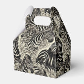 Schattige Zebrapatroon Bedankdoosjes (Achterkant)