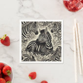 Schattige Zebrapatroon Servet (Insitu)