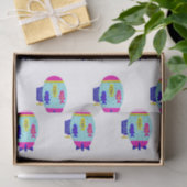 Schattige zebravis in een zeppelin tissuepapier (Geschenk)