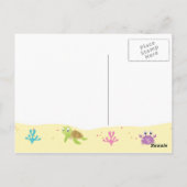 Schattige zee Dieren Kids Verjaardag Briefkaart (Achterkant)