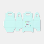 Schattige zee leven zeemeermin vissen naam op blau bedankdoosjes