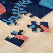Schattige zee met krabben. legpuzzel (Zijkant)