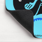 Schattige Zee OTTER - Bedreigd dier - Blauw MUISMA Muismat (Hoek)