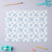 Schattige Zee Schildpad Nautical Doodle Patroon Tissuepapier (Craft)