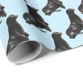 Schattige Zeeen leeuw inpakpapier roll (Rol Hoek)