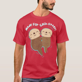 Schattige Zeeen otters gemaakt voor elke otter lie T-shirt