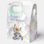 Schattige Zeeen Schildpad en een Vlinder Baby show Bedankdoosjes (Geopend)