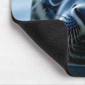 Schattige zeehond Close-up Muismat (Hoek)