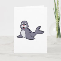 Schattige zeehond
