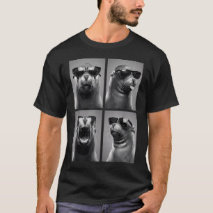 Schattige zeeleeuw grappig dier t-shirt