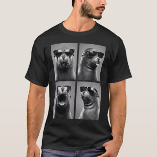 Schattige zeeleeuw grappig dier t-shirt