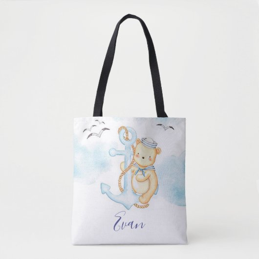 Schattige zeeman beer baby tote bag (Voorkant)