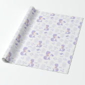 Schattige Zeemeermin Avontuur Cadeaupapier (Uitgerold)