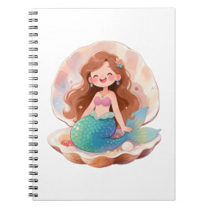 Schattige Zeemeermin Esthetische Sticker Pastel Oc Notitieboek