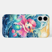 Schattige zeemeermin naam toevoegen Case-Mate iPhone case (Achterkant (horizontaal))