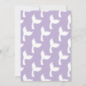 Schattige Zeemeermin Onder Zee Verjaardagsfeestje Kaart (Achterkant)