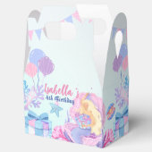 Schattige Zeemeermin Regenboog Waterverf Verjaarda Bedankdoosjes (Geopend)