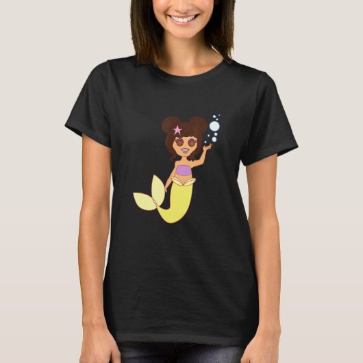 Schattige Zeemeermin T-shirt (Voorkant)