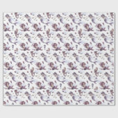 Schattige zeemeermin thema inpakpapier (Vlak)