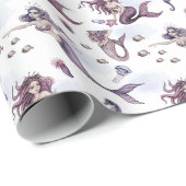 Schattige zeemeermin thema inpakpapier (Rol Hoek)