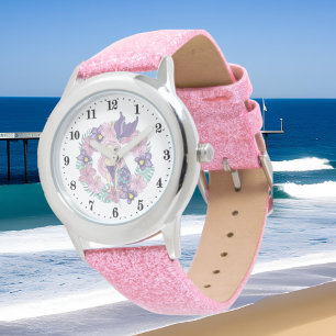 schattige zeemeerminnen kijken horloge