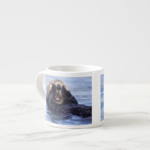 Schattige Zeeotter   Alaska, VS Espresso Kop