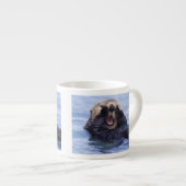 Schattige Zeeotter | Alaska, VS Espresso Kop (Voorkant rechts)