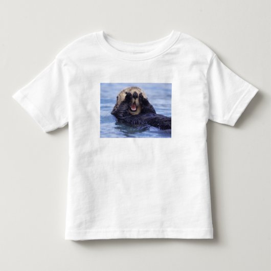 Schattige zeeotter | Alaska, VS Kinder Shirts (Voorkant)