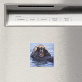 Schattige Zeeotter | Alaska, VS Magneet (Insitu (Vaatwasser))