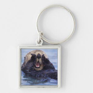 Schattige zeeotter Alaska, VS Sleutelhanger