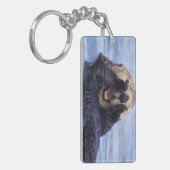 Schattige zeeotter | Alaska, VS Sleutelhanger (Voorkant Links)