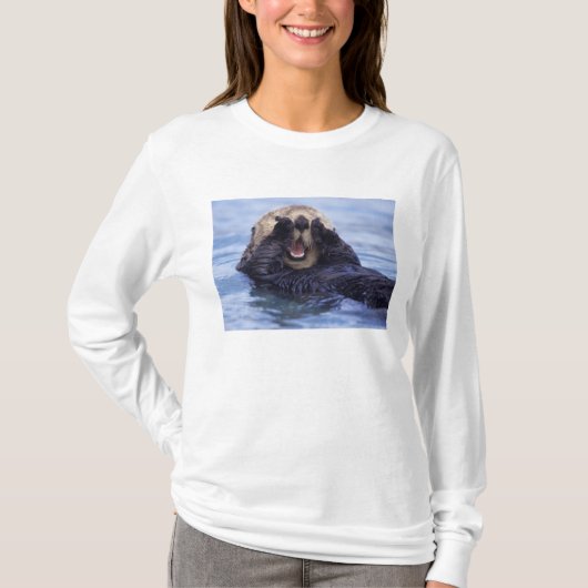 Schattige Zeeotter | Alaska, VS T-shirt (Voorkant)