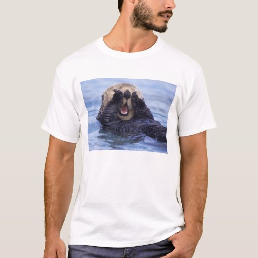 Schattige Zeeotter | Alaska, VS T-shirt (Voorkant)