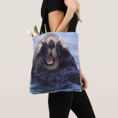 Schattige zeeotter | Alaska, VS Tote Bag (Dichtbij)