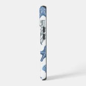 Schattige zeeschelp zeester iPhone 15 case (Linkerkant)