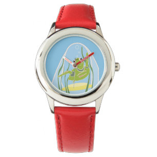 Schattige zeeschildpad horloge