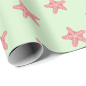 Schattige zeester Cadeaupapier (Rol Hoek)