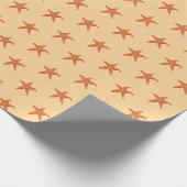 Schattige zeester Cadeaupapier (Hoek)