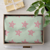 Schattige zeester Tissuepapier (Geschenk)