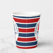 Schattige zeilboot thema papieren bekers (Rechts)