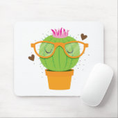 schattige zenuwcactus muismat (Met muis)