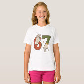 Schattige zes zeven 67 6 7 Kerstman Elf  T-shirt (Voorkant volledig)