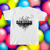 schattige zestienmeisjes Birthday T-shirt