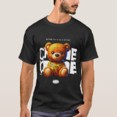 Schattige zijn is een Crime kawaii Teddy Bear T-shirt (Voorkant)