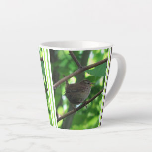 Schattige zingen Wren Latte Mok