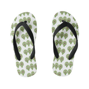 Schattige zingende artisjokken groente cartoon kinder teenslippers