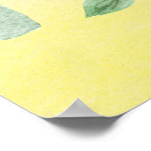 Schattige zittende panda poster (Hoek)