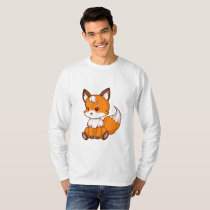 Schattige zittende vos t-shirt